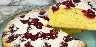 Descoperă Prăjitura Delicioasă cu Cirese si Chefir - Gustosă și Foarte Aromată