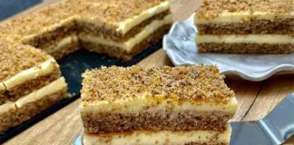 Descoperă Rețeta Delicioasă de Prăjitură cu Nucă și Cremă de Vanilie