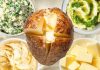 Secretul Cartofilor Delicioși la Cuptor: Brânza pusă în mijlocul lor înainte să-i băgi la cuptor
