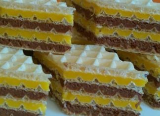 Descoperiți o rețetă irezistibilă de prăjitură cu foi de napolitană, combinând crema Fanta cu crema de nucă